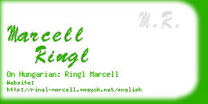 marcell ringl business card